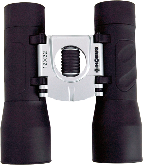 Picture of Konus Optics Compact 12X32 Binoculars Silver/Black Armoured