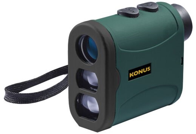 Picture of  Konus 7317 Evo-1200 Lrf 6X25mm 1200 Yds Max Distance Black Rubber Armor