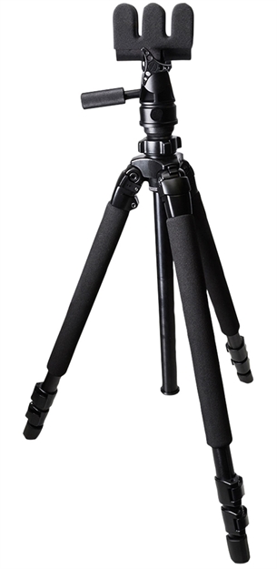Picture of  Kopf Jager Kj85001k K700 Amt Tripod Made OF Aluminum With Black Finish, Pivoting Reaper Grip, 360 Degree Pan & 3-Level Leg Extensions