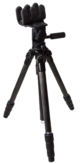Picture of  Kopf Jager Kj85002k K800 CF Tripod Made OF Carbon Fiber With Black Finish, Pivoting Reaper Grip, 4-Level Leg Extensions & 360 Degree Pan 812495026041