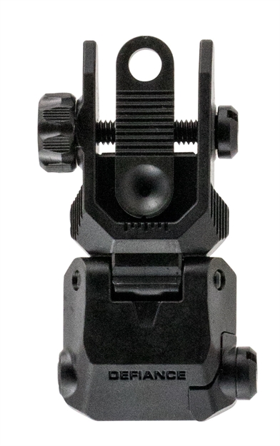 Picture of  Kriss Usa Darsbl00 Defiance Rear Flip-Up Black Ar-15 Low Profile Steel 810237026502