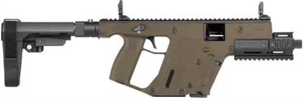 Picture of Kriss Usa, Inc Vector Sdp Enhanced 9Mm Brace 6.5" TB 17Rd Fde