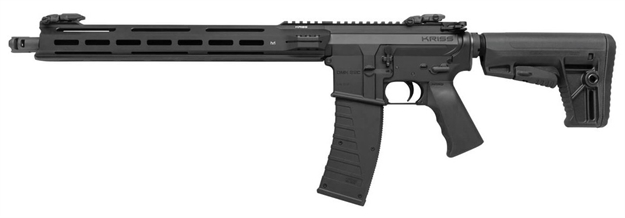 Picture of Kriss Usa Dm22cbl04 Dmk22c Arca Full Size 22 LR 25+1 16.50" Black Nitride Steel Threaded Barrel, Black Aluminum Receiver, Arca Swiss Handguard, Black Synthetic 6 Position Stock DM22-CBL04 811607036121