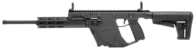 Picture of  Kriss Usa Kv22cbl00 Vector Crb Gen2 Full Size 22 LR 10+1 16" Black Nitride Threaded Barrel, Black Picatinny Rail Aluminum Receiver, M-Lok Handguard, Black 6 Position Collapsible Synthetic Stock, Black