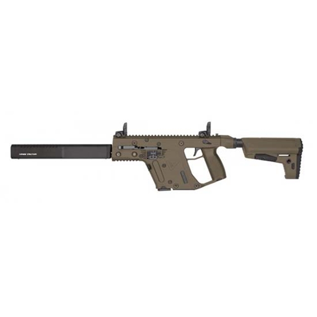 Picture of  Kriss Usa Kv90cfd22 Vector Crb Gen2 *Ca Compliant 9Mm Luger 10+1 16" Black Steel Barrel, Flat Dark Earth Cerakote Polymer Receiver, Flat Dark Earth Synthetic Stock, Black California Paddle Grip