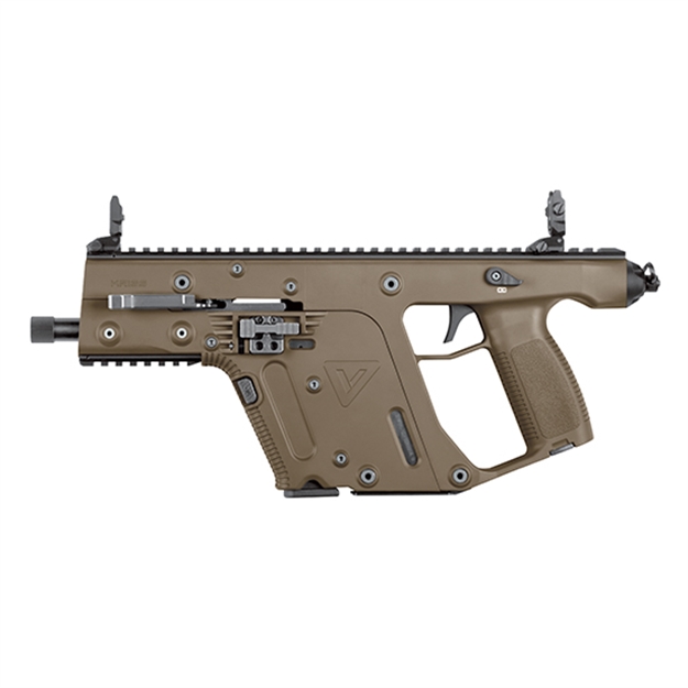 Picture of  Kriss Usa Kv10pfd20 Vector Sdp Gen2 10Mm Auto 33+1 5.50" Black Nitride Threaded Barrel, Flat Dark Earth Picatinny Rail Receiver, Fde Polymer Grip, Glock Magazine Compatible 810237024324