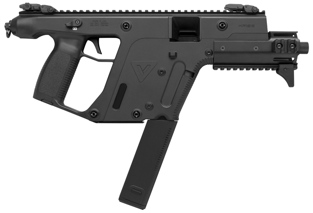 Picture of  Kriss Usa Kv45pbl30 Vector Enhanced Sdp Gen2 45 Acp 30+1 6.50" Black Nitride Threaded Barrel, Black Picatinny Rail, Mk5m Modular Rail, Glock Magazine Compatible 811607033618