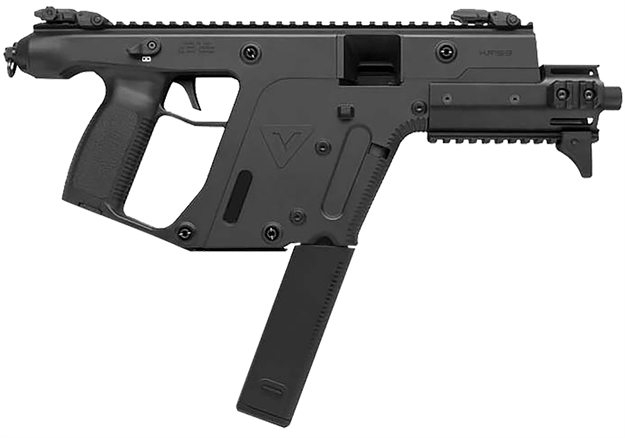 Picture of  Kriss Usa Kv90pbl30 Vector Enhanced Sdp Gen2 9Mm Luger 40+1 6.50" Black Nitride Threaded Barrel, Black Picatinny Rail, Mk5m Modular Rail, Black Polymer Grip, Glock Magazine Compatible
