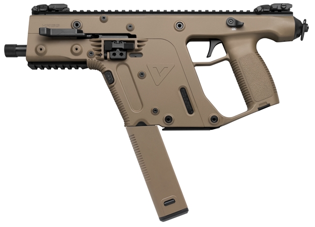 Picture of Kriss Usa Kv90pfd20 Vector Sdp Gen2 9Mm Luger 40+1 5.50" Black Nitride Threaded Barrel, Flat Dark Earth Picatinny Rail Receiver, Fde Polymer Grip, Glock Magazine Compatible KV90-PFD20