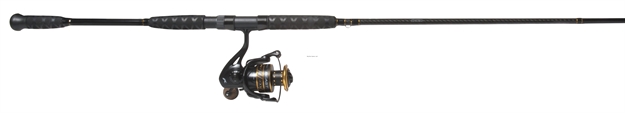 Picture of Kunnan Beast Spin Combo, 6000 SZ Reel, NO Line, 5.14:1, Aluminum Spool,15/326,20/200,25/170 , 8' 2Pc PC Rod 12-25 LB 1-4 OZ Lure Rating