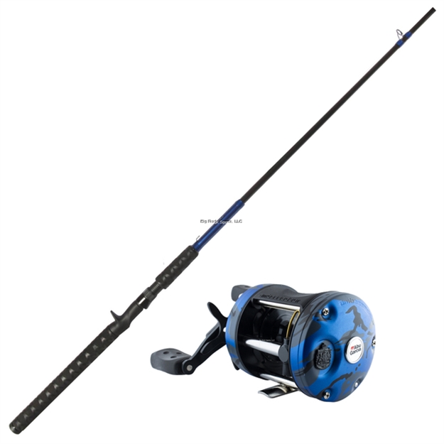 Picture of Kunnan C3 6500, 5.3:1 Ratio,15 Lbs. Drag, 320/12 Lbs Mono, Fiend Casting Rod, Mh, 7'6", Telescopic , Blue Camo Kit
