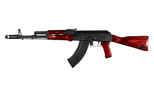 Picture of  Kalashnikov Usa Kr103rw Kr-103  7.62X39mm 30+1 16.33" Chrome-Lined Barrel, Black Metal Finish, Redwood Stock, Handguard, & Grip, Includes 1 30Rd Magazine