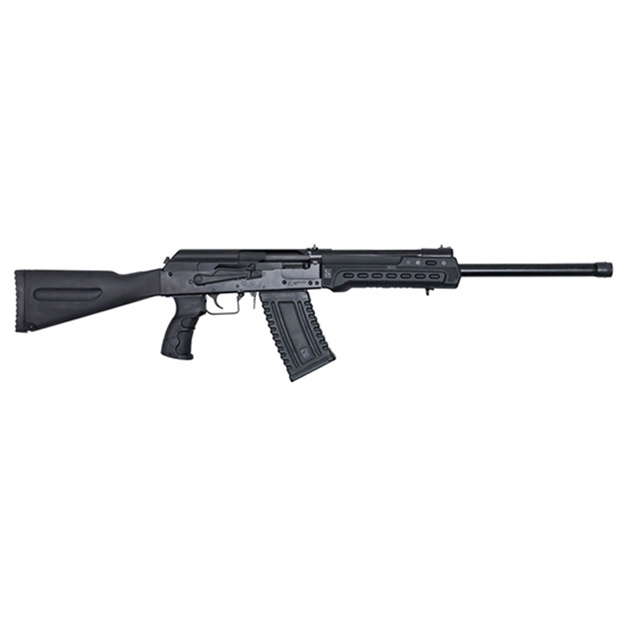 Picture of  Kalashnikov Usa Ks12 Ks-12  12 Gauge 5+1 3" 18.25" Threaded Barrel, Adjustable Gas System,  Black Metal Finish, Black Fixed Synthetic Stock, Includes 1 5Rd Magazine