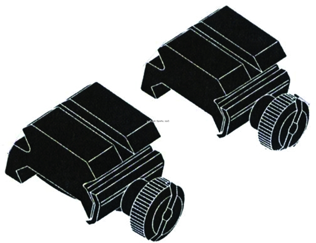 Picture of Kwik Site Ar-15 2-Pc Riser Mount, Picatinny, Matte Finish Ks-Ar15m H