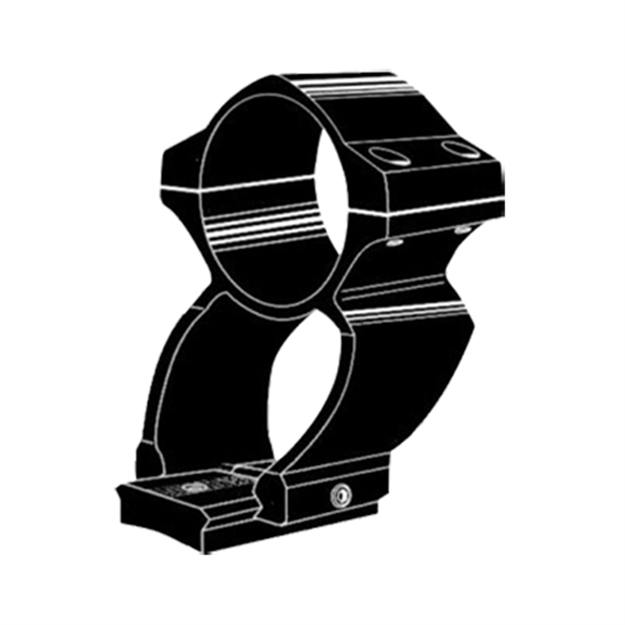 Picture of Kwik-Site Ks202s See Thru Mounts 
Weaver Style Base For See Thru Style Stainless Steel Finish