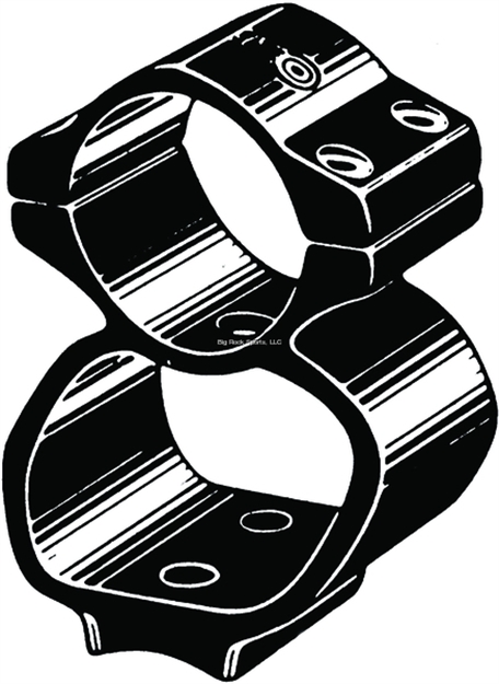 Picture of Kwik Site See-Thru Mounts, Remington 700, 1", Matte