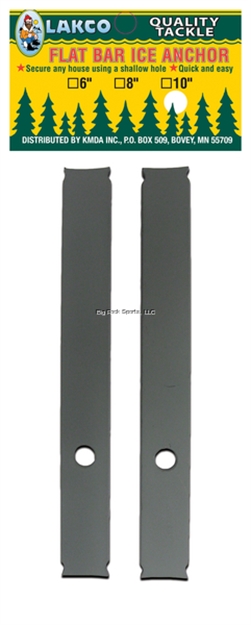 Picture of Lakco Flat Bar Ice Anchors 8"- 2 PK