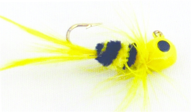 Picture of Lakco Jig Fly, 1/24 Oz, Yellow/Black,