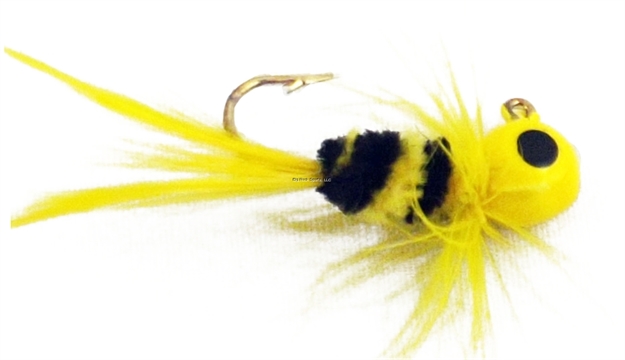 Picture of Lakco Jig Fly, 1/48 Oz, Yellow/Black,