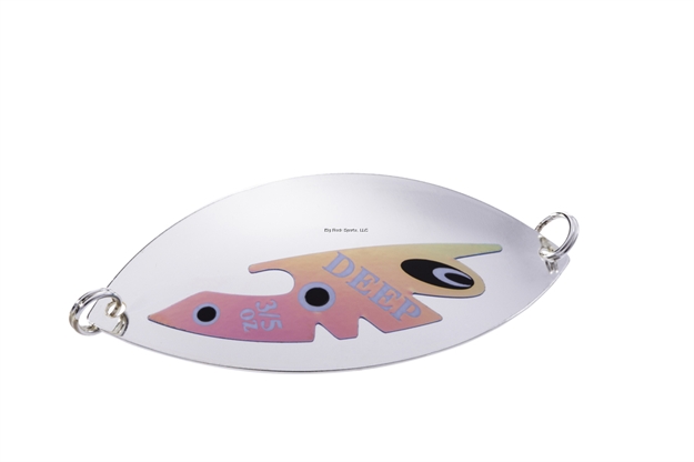 Picture of Lake Clear Wabbler Deep Attractor Spoon, 3-1/8", 3/5Oz Sky Jelly ON Silver