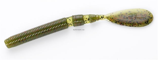 Picture of Lake Fork Hyper Worm, 5", Watermelon/Red, 10/Pack