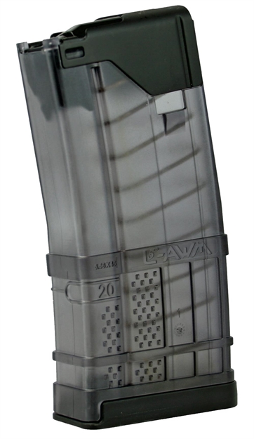 Picture of Lancer Magazine L5awm Ar-15 5.56X45 20Rd Translucent Smoke 999000232002