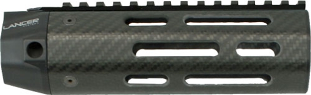 Picture of Lancer Carbon Fiber Handguard Ar15 Carbine Length W/Top Rail