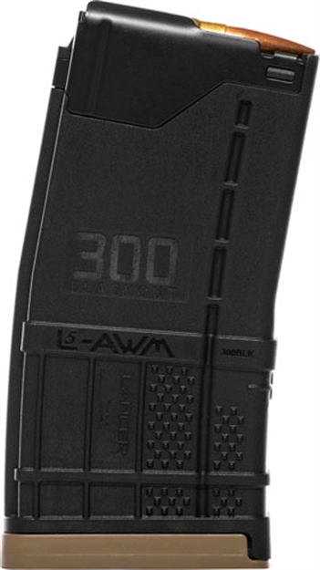 Picture of Lancer  L5awm Blackout 20Rd 300 Blackout For Ar-15 Opaque Black Polymer 999000428005