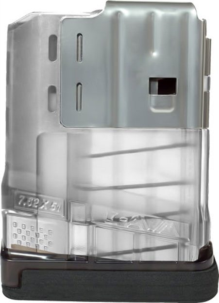 Picture of Lancer Magazine L7awm Sr-25 7.62X51 5Rd Translucent Clear L705CLR 738435617233
