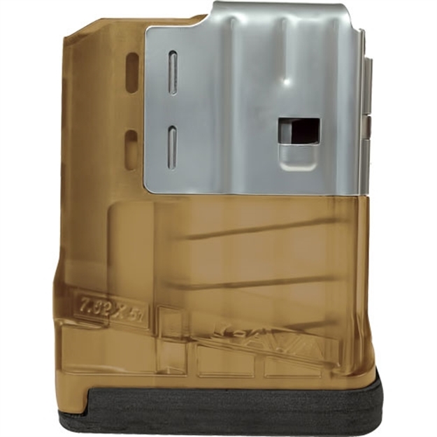 Picture of Lancer Magazine L7awm Sr-25 7.62X51 5Rd Translucent Fde< L705TDE