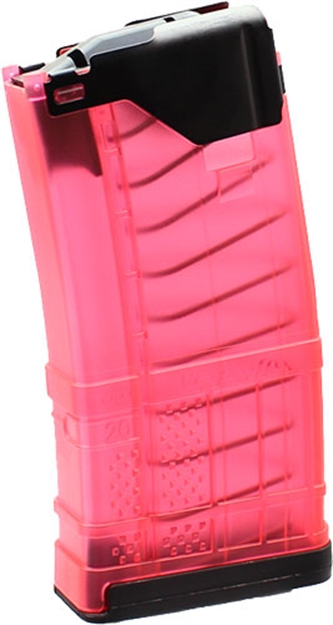 Picture of Lancer Systems Magazine L5awm Ar-15 5.56X45 20Rd Translucent Pink 999000232067 738435621391