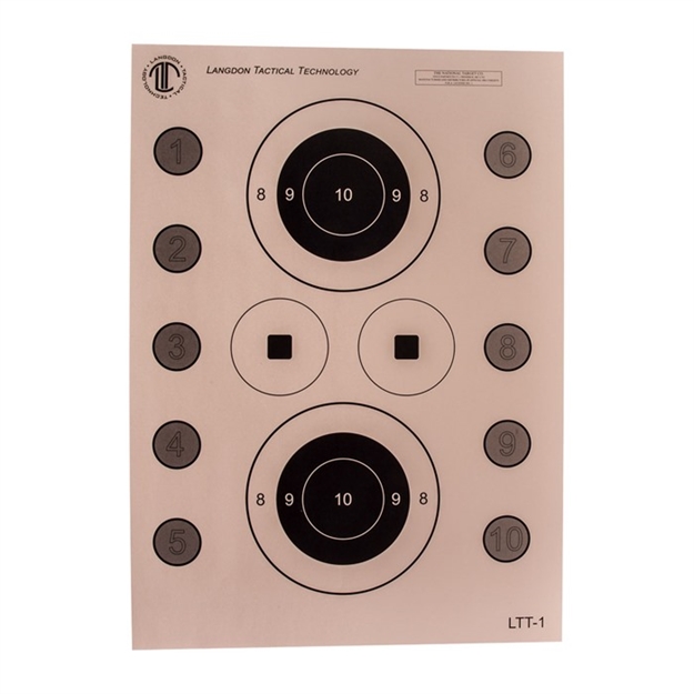 Picture of Langdon Tactical Pistol Skills Target 644000021