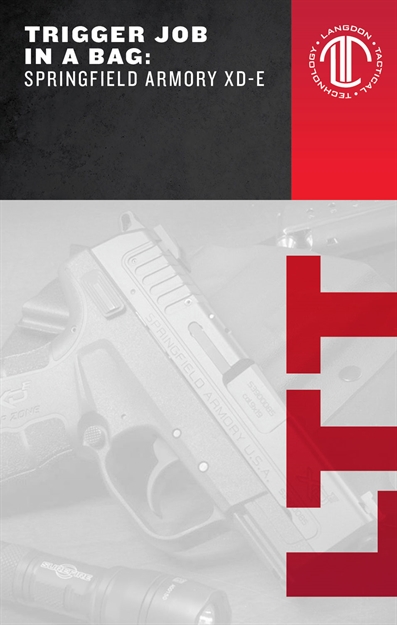 Picture of Langdon Tactical Tech Ltt-Tjib Trigger Job IN A Bag  Springfield Xd-E Black Curved 12.70 Lbs 12 Lbs Right