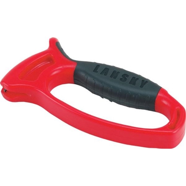 Picture of Lansky Sharpeners Deluxe Quick Edge Slip Resistant Sharpener! LSTCN