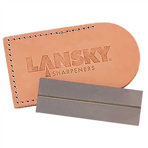 Picture of Lansky Sharpeners 3" Diamond Pocket Stone W/ Leather Pouch! LDPST