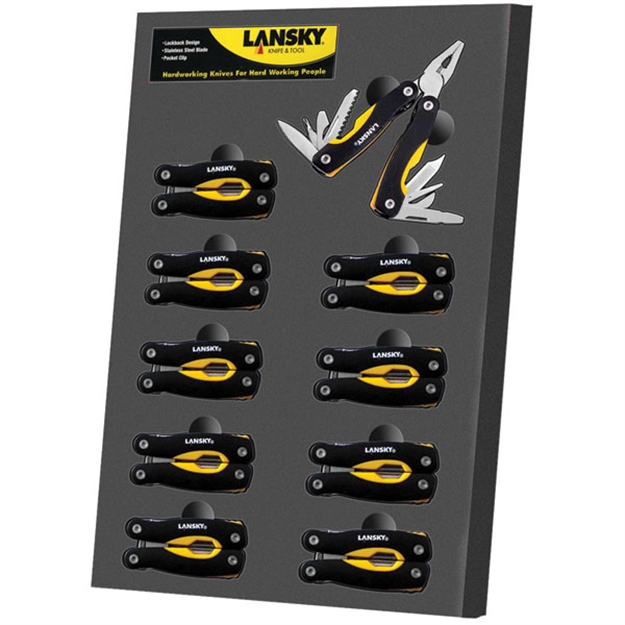 Picture of Lansky Sharpeners Mini Multi Tool Display 10-Pack! MT-050