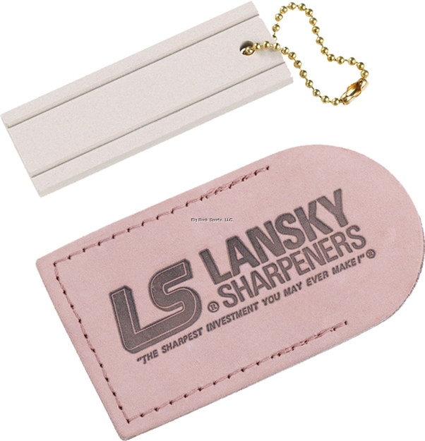 Picture of Lansky Pocket Arkansas ST Hard Stone W/Leather Pouch