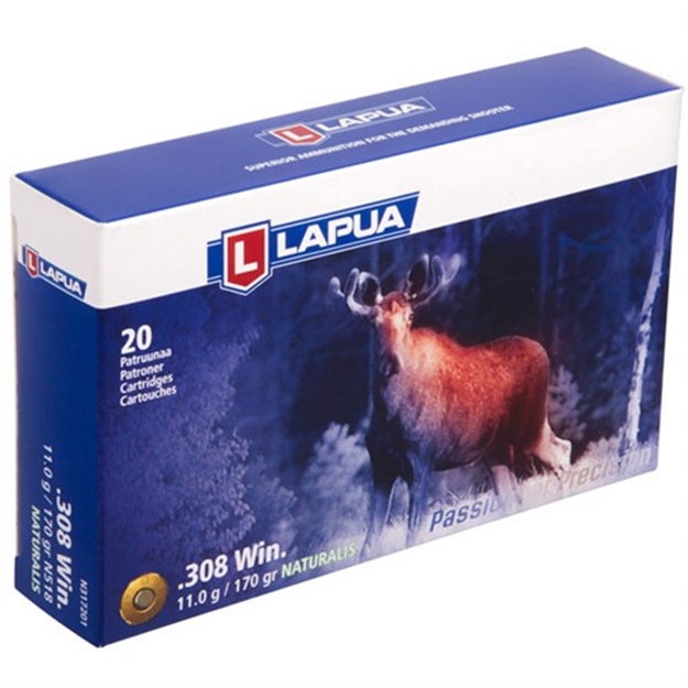 Picture of Lapua Ammo 308 Win Naturalis 170Gr Solid 20/Bx
