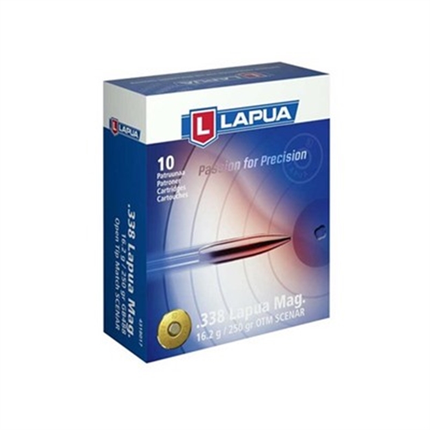 Picture of Lapua Ammo 338 Lapua Magnum Scenar 250Gr Otm 10/Bx
