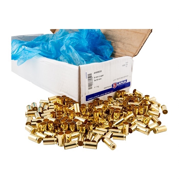 Picture of Lapua Brass 9Mm Luger 1000/Bx