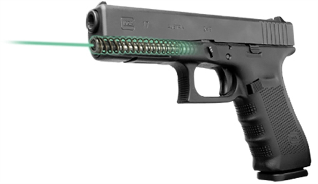 Picture of Lasermax Glock 17/22/31/37 (Gen 1-3) Laser Sight, Blk, Switch Activation, Green Laser, Fits Glock 17 Pistols LMS-1141G 798816542608