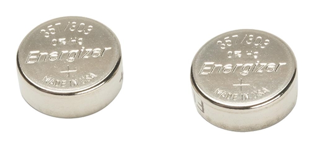 Picture of  Lasermax Lms2x357c Battery Pack Rail Mounted Laser Silver 1.55 Volts  70 Mah  (2) Single Pack Glock