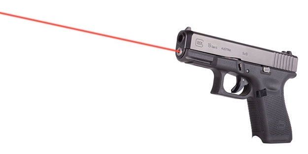 Picture of  Lasermax Lmsg519 Red Guide Rod Laser For Glock  19 Gen 5 Black