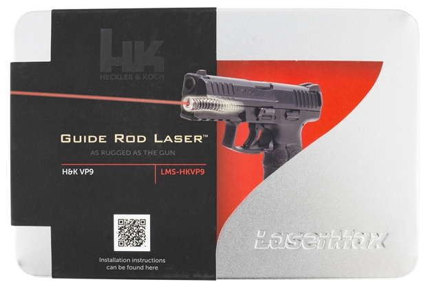 Picture of  Lasermax Lmshkvp9 Red H&K Guide Rod Laser  Vp9 Black 798816543735