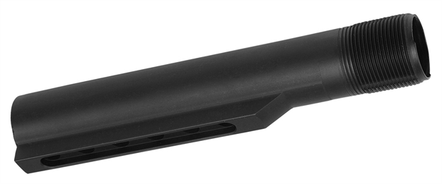 Picture of  Lbe Unlimited Mbuf002 Mil-Spec Buffer Tube  6 Position Ar-15 Black 765857617473