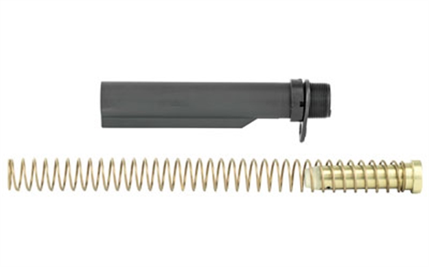 Picture of Lbe Unlimited Milbufktcg Mil-Spec Buffer Tube Kit  6 Position Ar-15 Gray MILBUFKT-CG