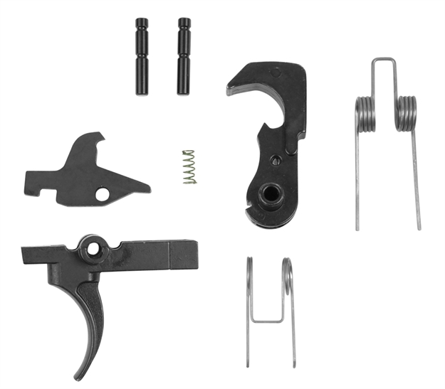 Picture of  Lbe Unlimited Artrgrp Replacement Trigger Mil-Spec Group, Curved Trigger With Black Finish For Ar-15