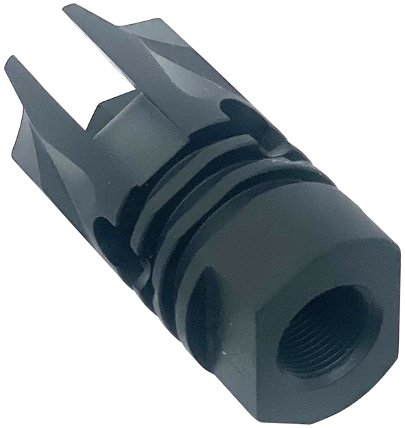 Picture of  Lbe Unlimited Arfh-Rev Rev Flash Hider 5.56Mm (223 Cal) Black 1/2"-28 Tpi Threads, Crush Washer 706612407823