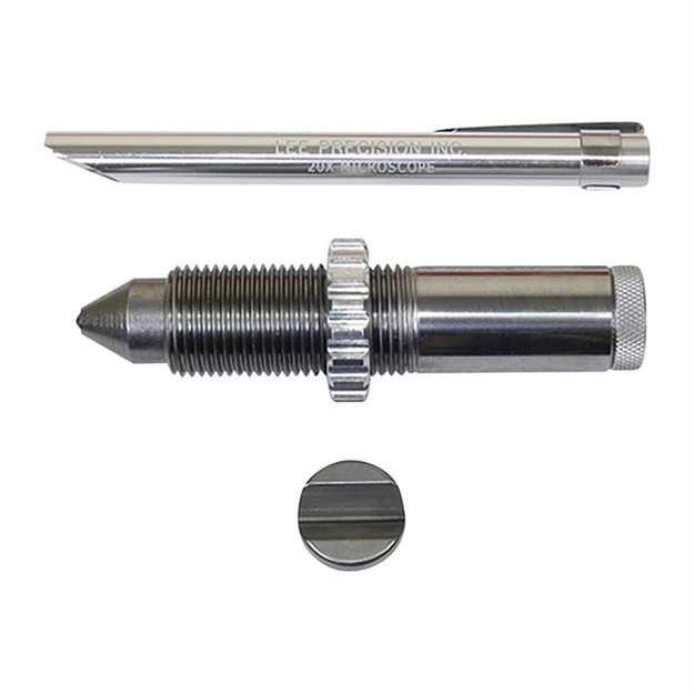 Picture of  Lee Precision 90924 Lead Hardness Test Kit 3 Piece Multi-Caliber 1 Bullet 0.68 Lbs