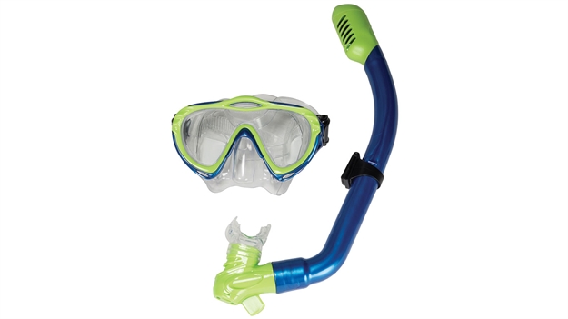 Picture of Leader Sports Snorkel Kit JR Blue/Lime
